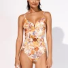 Maryan Mehlhorn Exuberance Belted Swimsuit - Solar Discount