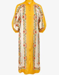 Maryan Mehlhorn Exuberance Buttoned Maxi Shirt - Solar Online