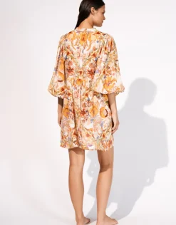 Maryan Mehlhorn Exuberance Mini Beach Dress - Solar Sale