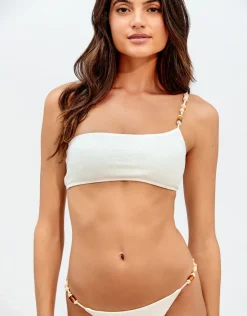 ViX Paula Hermanny Firenze Flora Brazilian Bikini Pant - Off White Online