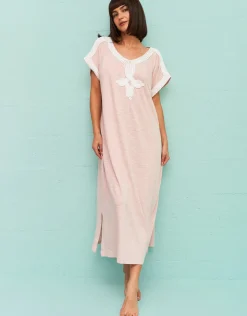 Pitusa Gaia Beach Kaftan - Nude Best