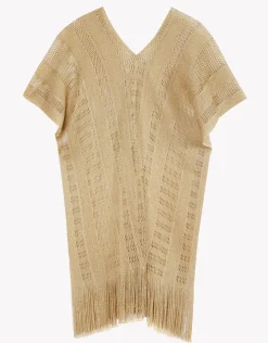 Tessy Guayana Metallic Tunic - Gold Clearance