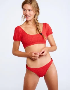 Banana Moon Habana Vaiva Bikini Pant - Red Hot