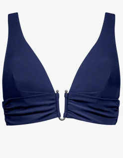 Maryan Mehlhorn Honesty Banded Bikini Top - Navy Online