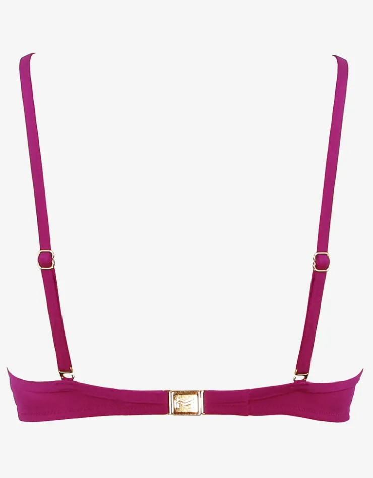Maryan Mehlhorn Impact Moulded Bikini Top - Berry Glaze Sale