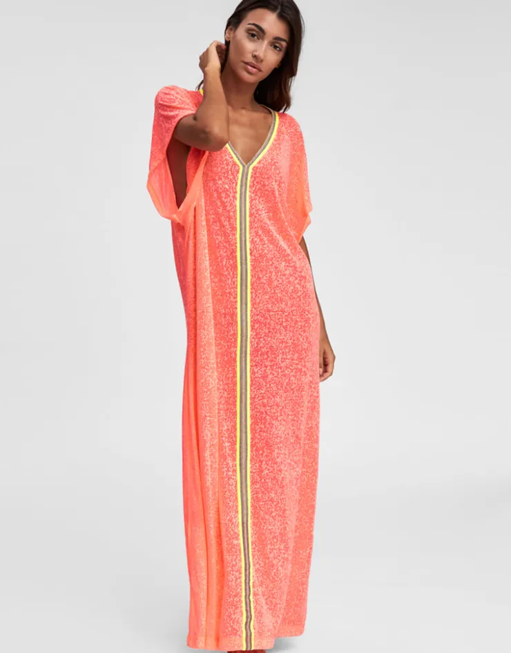 Pitusa Inca Abaya Dress - Watermelon Outlet
