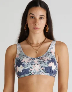 Aqua Blu Indianic Ashley D/DD Cup Bikini Top - Floral Outlet