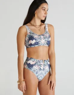 Aqua Blu Indianic Ashley D/DD Cup Bikini Top - Floral Outlet