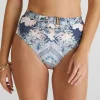 Aqua Blu Indianic Marilyn High Waist Bikini Pant - Floral Sale