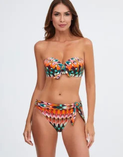 Nuria Ferrer Ipanema Fold Bikini Pant - Pink Multi Outlet