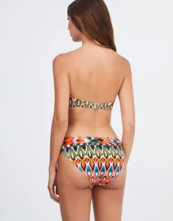 Nuria Ferrer Ipanema Fold Bikini Pant - Pink Multi Outlet
