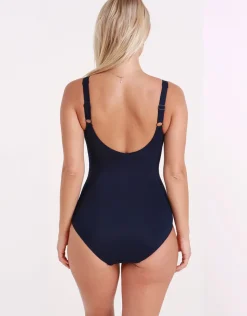 Halocline Iris Longer Length Swimsuit - Grey Ombre Hot
