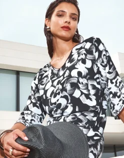 Nuria Ferrer Island Beach Dress - Black and White Best