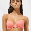 Watercult Island Nostalgia Underwired Bikini Top - Ocean Coral Hot