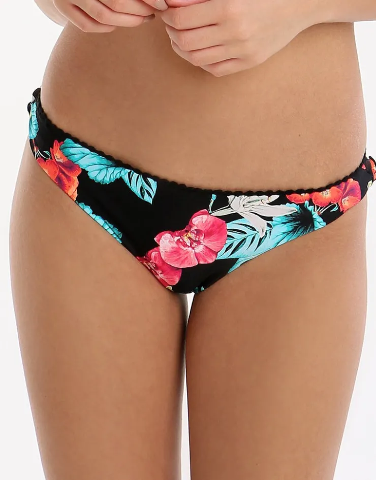 Seafolly Island Vibe Brazilian Pant - Black Discount