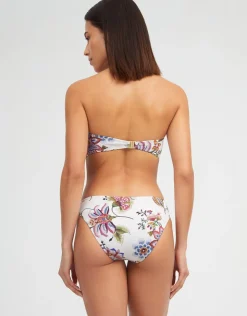Nuria Ferrer Jasmine Bikini Pant - White Floral Fashion