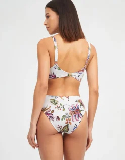 Nuria Ferrer Jasmine Underwired Bikini Top - White Floral Best