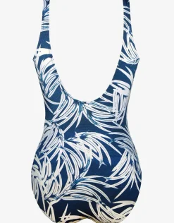 Charmline Jean Breeze Inclusive Fit Adjustable Leg Swimsuit - Denim White Online
