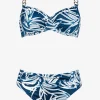 Charmline Jean Breeze Underwired Bikini Set - Denim White Fashion