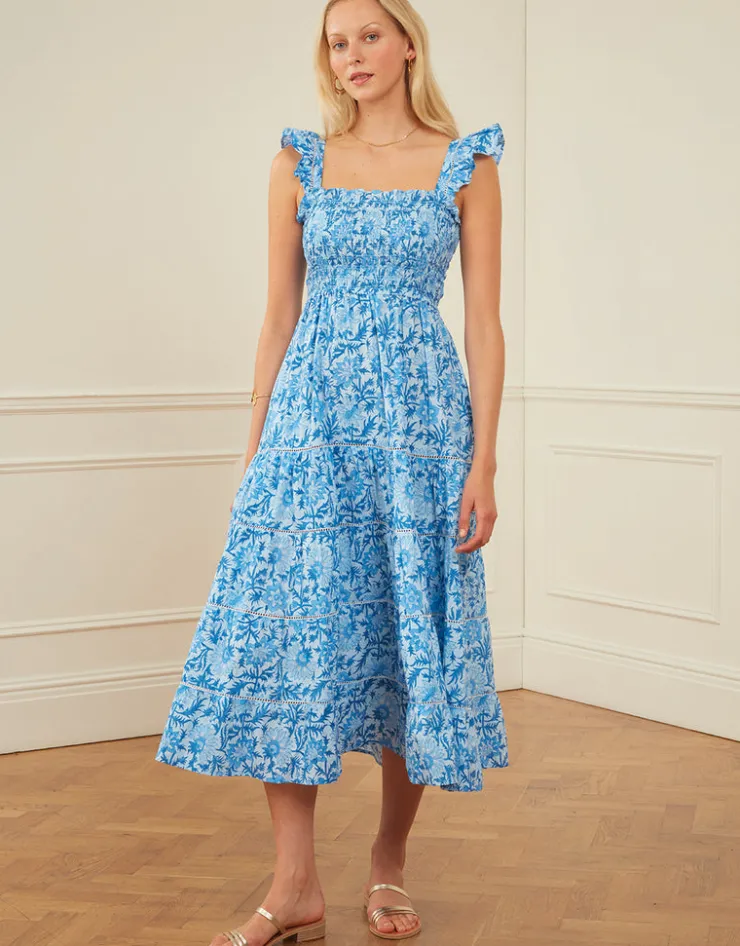 Pink City Prints Jessica Dress - Azure Rose Online