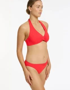Jets et D DD Twist Front Bikini Top - Cherry Outlet