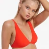 Jets et Tri Bikini Top - Fiamma Red Clearance