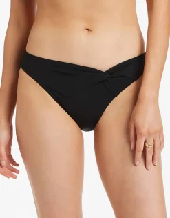 Jets et Twist Front Bikini Pant - Black Best