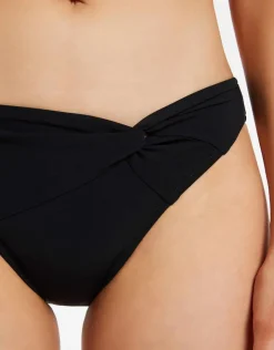 Jets et Twist Front Bikini Pant - Black Best