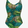 Charmline Jungle Jewels Swimsuit - Mangrove Forest Hot