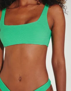 ViX Paula Hermanny Kayla Giulia Bikini Pant - Green Best