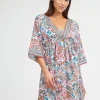 Nuria Ferrer Laia Gathered Beach Dress Sale