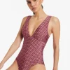 Jets Lalita Plunge Swimsuit - Orchid New