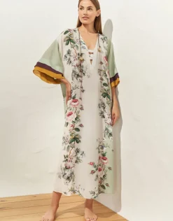Maryan Mehlhorn Liaison Kaftan - Silver Rose Outlet