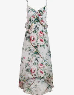 Maryan Mehlhorn Liaison Maxi Dress - Silver Rose New