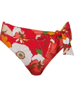 Nuria Ferrer Lilia Maxi Bikini Pant - Red Fashion