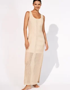 Maryan Mehlhorn Long Dress - Desert Sand New