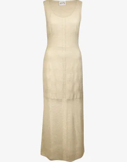 Maryan Mehlhorn Long Dress - Desert Sand New