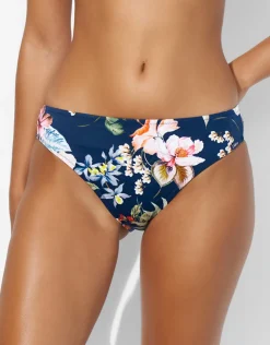 Lidea Lush Delight Bikini Pant - Hibiscus Indigo Outlet