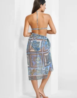 Maryan Mehlhorn Majorelle Pareo - Oriental Horizon Blue Hot