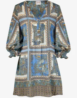 Maryan Mehlhorn Majorelle Tunic - Oriental Horizon Blue Hot