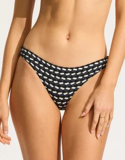 Seafolly Mala Hipster Bikini Pant - Black Hot
