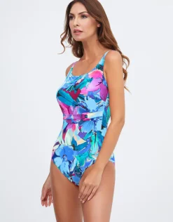 Nuria Ferrer Malena High Front Swimsuit - Turquoise Sale