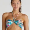 Heaven Melody Hallie Bandeau Bikini Top - Multi New