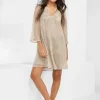 Maryan Mehlhorn Metallic Tunic - Gold Hot