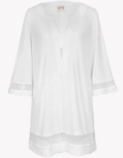 Maryan Mehlhorn Midi Tunic - Silk White New