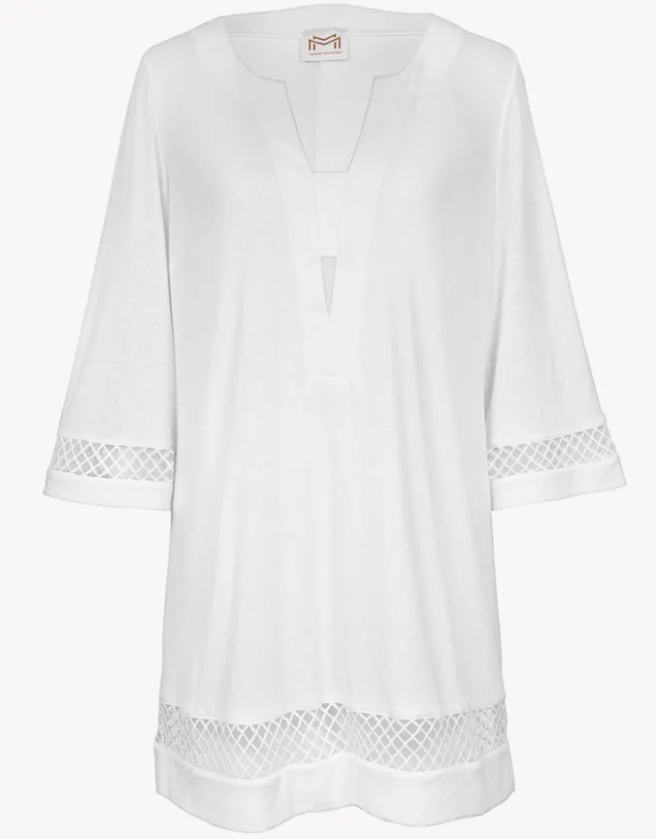 Maryan Mehlhorn Midi Tunic - Silk White New