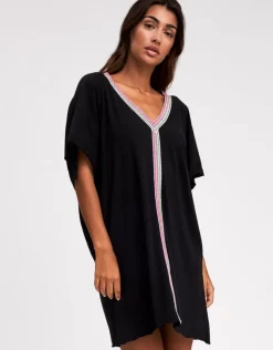 Pitusa Mini Pima Abaya Dress - Black Best