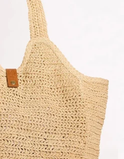 Seafolly Mirage Woven Tote Bag - Natural Clearance