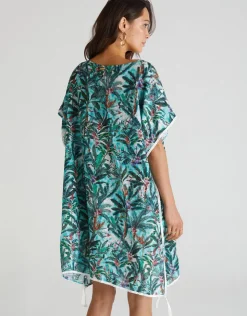 Aqua Blu Muse Kaftan - Multi Outlet