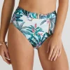 Aqua Blu Muse Marilyn High Waist Bikini Pant - Multi Fashion
